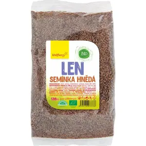 Wolfberry Lněné semínko hnědé BIO semínka v BIO kvalitě 500 g