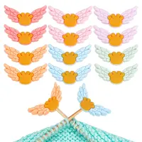 Wing Food Grade Eco-Friendly Silicone Focal Beads