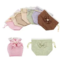7Pcs 7 Colors Cloth Pouches