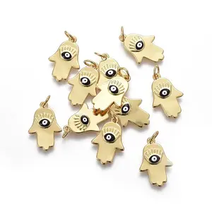 Brass Enamel Pendants