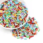 Baking Paint Glass Twist Bugle Beads