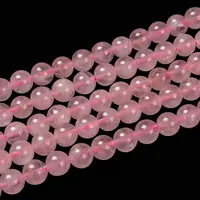 Natural  Rose Quartz Beads Strands