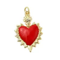 Brass Enamel Pendants