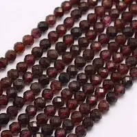 Natural Garnet Beads Strands