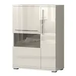 Dvoudveřová vitrína s osvětlením tiana ii - béžová