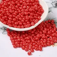 6/0 Opaque Baking Paint Glass Seed Beads