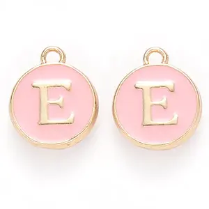 Golden Plated Alloy Enamel Charms