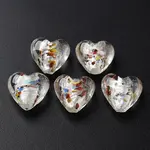 Handmade Lampwork Silver Foil Glass Beads
