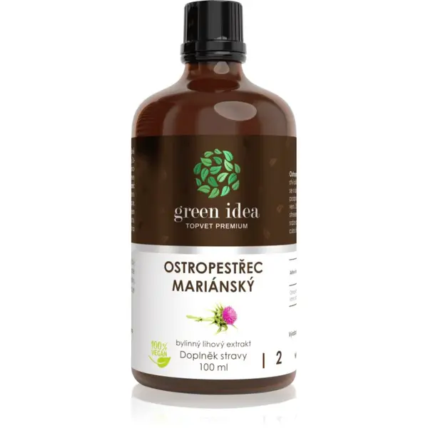Green Idea Pestrec mariánsky bylinný liehový extrakt 100 ml