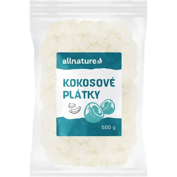 Allnature Kokosové plátky kokosové plátky natural 500 g