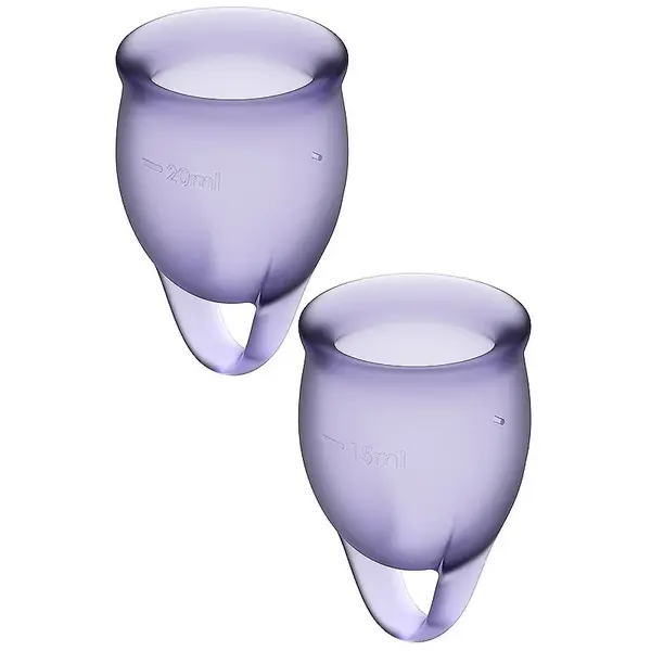 Satisfyer Feel Confident Menstrual Cup menštruačný kalíšok Purple