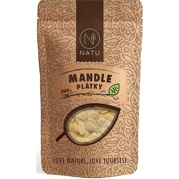 NATU Mandle plátky orechy 200 g