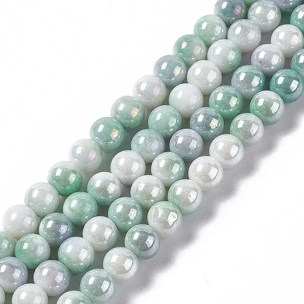 Electroplated Glass Beads Strands