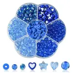 380Pcs 7 Styles Acrylic Beads