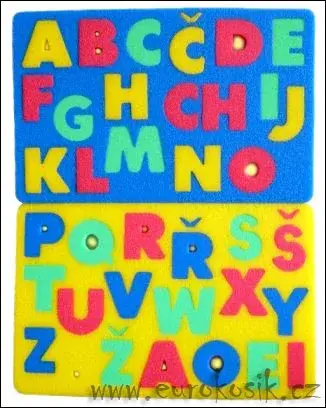 Didaktická hračka písmena