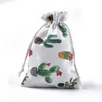 Polycotton(Polyester Cotton) Packing Pouches Drawstring Bags