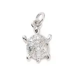Brass Micro Pave Cubic Zirconia Charms