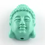 Dyed Buddha Head Synthetical Coral Beads