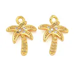 Brass with Clear Cubic Zirconia Pendants