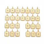 Brass Micro Pave Cubic Zirconia Pendants
