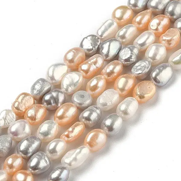 Natural Cultured Freshwater Pearl Beads Strands