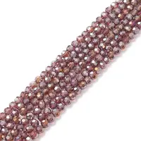 Electroplate Glass Beads Strands