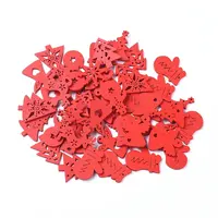 Natural Poplar Wood Pendants