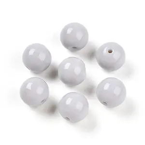Opaque Solid Color Glass Beads