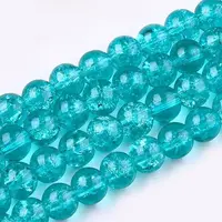 Crackle Glass Beads Strands