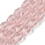 Transparent Glass Beads Strands