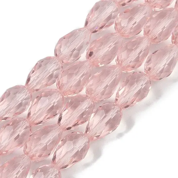 Transparent Glass Beads Strands