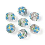 Luminous Handmade Gold Sand Lampwork Beads