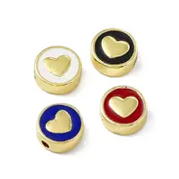 Brass Enamel Beads