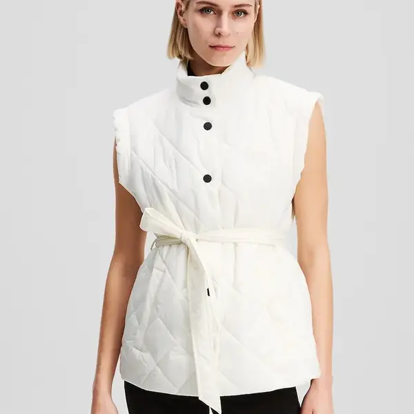 Vesta Karl Lagerfeld dámska, biela farba, prechodná, A3W15045