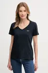 Bavlnené tričko Pepe Jeans MACY V-NECK