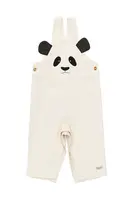 Detské nohavice na traky Donsje Kladi Overalls Panda