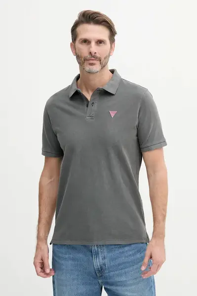 Bavlnené polo tričko Guess