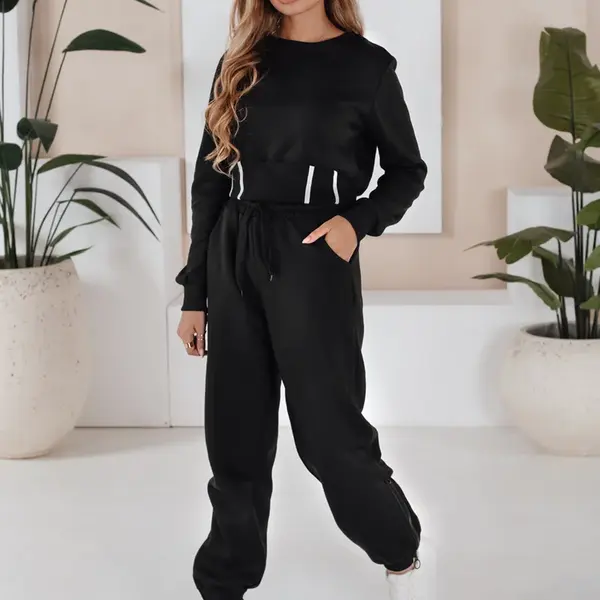 Černý dámský teplákový komplet KEILI