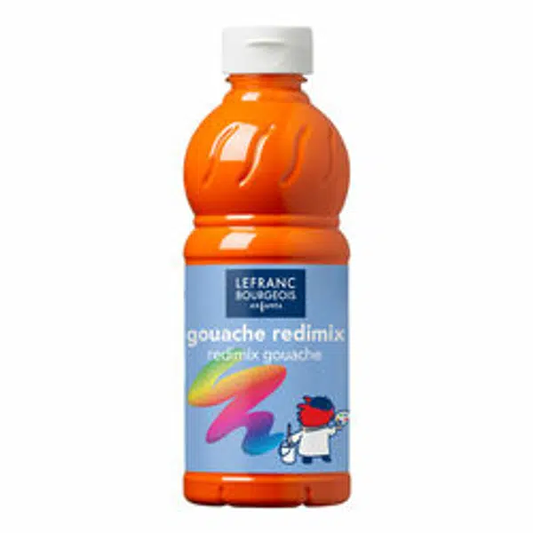 Temperová barva Lefranc Redimix 500ml – 003 Brilliant Orange