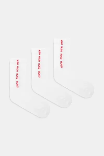 Ponožky HUGO 3P QS RIB TAPE MD 3-pack