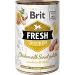 Brit Fresh Dog konzerva Chicken with Sweet Potato 400 g | Konzerva pro psy