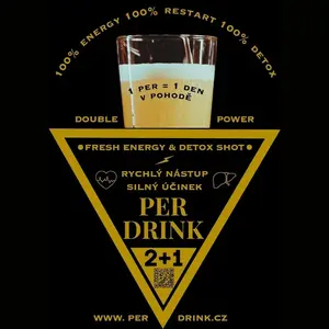 Šumivý nápoj Per Drink 3x4g s vitaminy a rostlinnými extrakty