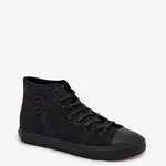 BIG STAR SHOES Pánské Zimní Tenisky Z Eko Kůže Big Star