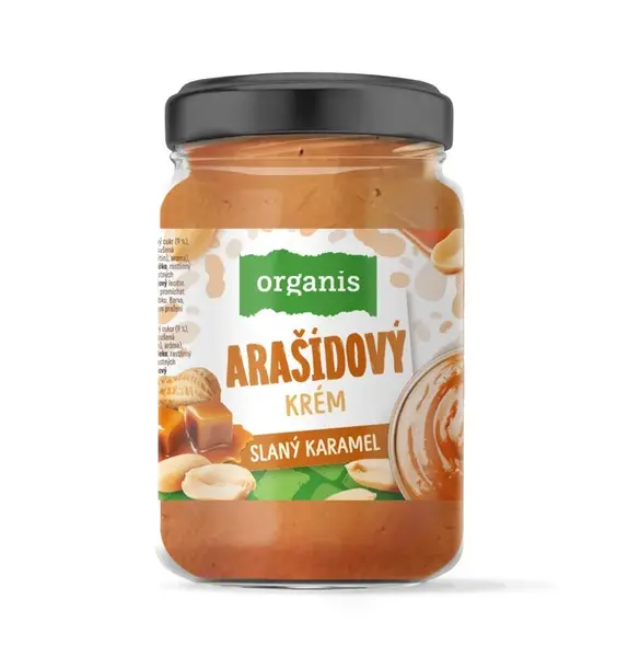 Organis Arašídový krém Slaný karamel 920 g