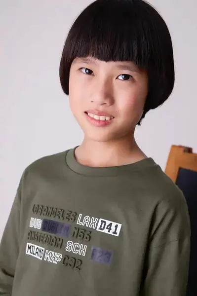 Bavlněné tričko s dlouhým rukávem Mayoral