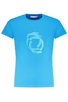 TRUSSARDI MEN'S SHORT SLEEVE T-SHIRT BLUE