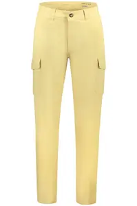 Pánské béžové kapsáčové kalhoty