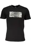 CAVALLI CLASS MEN'S SHORT SLEEVE T-SHIRT BLACK