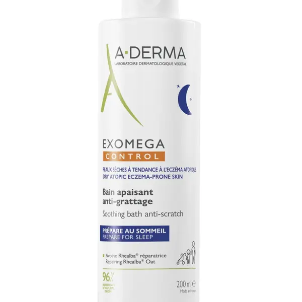 A-DERMA Zklidňující koupel Exomega (Soothing Bath) 200 ml
