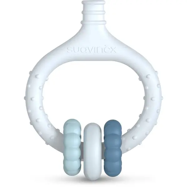 Suavinex Gum Massager kousátko 0 m+ Blue 1 ks